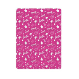 Barbie Childrens/kids Fleece Weighted Blanket Pink/white (110Cm X 170Cm)