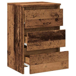 Berkfield Bedside Cabinets 2 Pcs Old Wood 40X35X62.5 Cm Engineered Wood - thumbnail 8