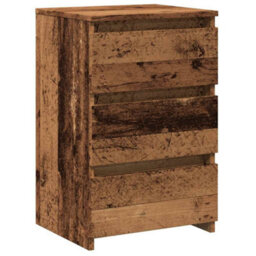 Berkfield Bedside Cabinets 2 Pcs Old Wood 40X35X62.5 Cm Engineered Wood - thumbnail 4