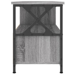 Berkfield Tv Cabinet Grey Sonoma 90X33X45 Cm Engineered Wood&iron - thumbnail 7
