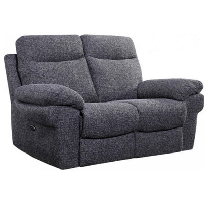 Furniture Instore Tanya Grey Fabric Electric Recliner 2 Seater Sofa - image 1