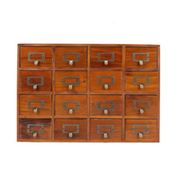 16 Drawer Wooden Desk Drawer Organizer - thumbnail 1