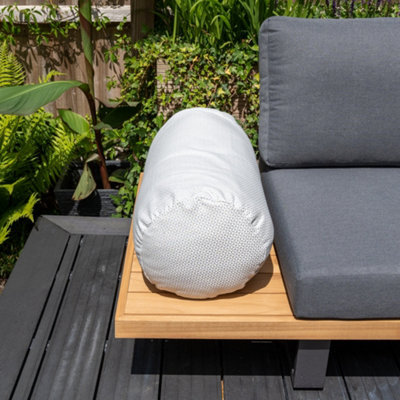 Acrisol Helix Claro Large Round Bolster Cushion - 60Cm X 30Cm
