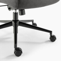 Furniturebox Uk Greer Black Faux Leather Executive Swivel Office Chair - thumbnail 8