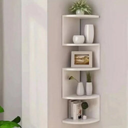 5 Tier Floating Corner Shelves Storage Display - thumbnail 4