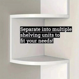 5 Tier Floating Corner Shelves Storage Display - thumbnail 6