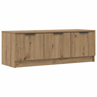 Berkfield Durable Tv Cabinet Artisan Oak 102X35X36.5 Cm Engineered Wood - image 1