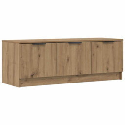 Berkfield Durable Tv Cabinet Artisan Oak 102X35X36.5 Cm Engineered Wood - thumbnail 1