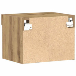 Berkfield Versatile Wall Cabinet With Led Lights Artisan Oak 40X30X30 Cm - thumbnail 8