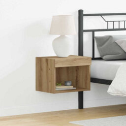 Berkfield Versatile Wall Cabinet With Led Lights Artisan Oak 40X30X30 Cm - thumbnail 2