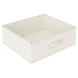 Berkfield Storage Rack With 4 Fabric Baskets Steel Cream - thumbnail 6