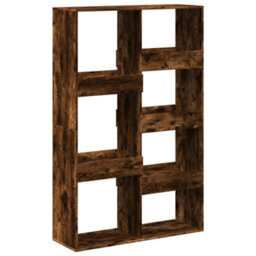 Berkfield Room Divider Smoked Oak100X33X155.5 Cm Engineered Wood - thumbnail 6