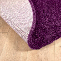 Bravich Purple Shaggy Rug 120Cm Circle (4') - thumbnail 5