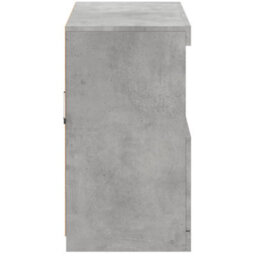 Berkfield Sideboard With Led Lights Concrete Grey 81X37X67 Cm - thumbnail 8