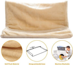 Xample Cat Puppy Pet Radiator Bed Warm Fleece Beds Cat And Dog Radiator Bed -Strong And Durable Radiator Hammock For Pets - thumbnail 7