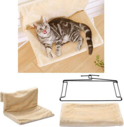 Xample Cat Puppy Pet Radiator Bed Warm Fleece Beds Cat And Dog Radiator Bed -Strong And Durable Radiator Hammock For Pets - thumbnail 3
