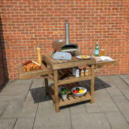 Waltons Pressure Treated Bbq Pizza Oven Outdoor Table - thumbnail 2