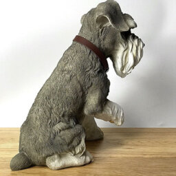 Animal Crackers Large (24Cm) Sitting Schnauzer Figurine By Leonardo - thumbnail 4