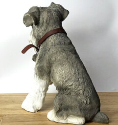 Animal Crackers Large (24Cm) Sitting Schnauzer Figurine By Leonardo - thumbnail 6