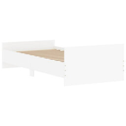 Berkfield Bed Frame White 90X190 Cm Engineered Wood - thumbnail 6