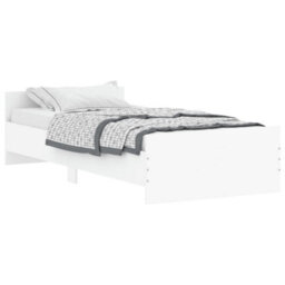 Berkfield Bed Frame White 90X190 Cm Engineered Wood - thumbnail 2