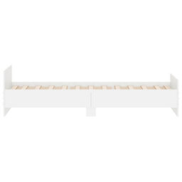 Berkfield Bed Frame White 90X190 Cm Engineered Wood - thumbnail 5