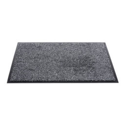 Sentry Barrington Cotton Washable Mat 24 X 36'' Grey One Colour (One Size) - thumbnail 1