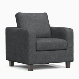 Furnishings For Less UK York Grey Turin Fabric 3 Piece Sofa Suite 2 Seater And 2 Armchairs - thumbnail 5