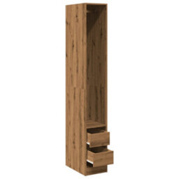 Berkfield Wardrobe Artisian Oak 30X50X200 Cm Engineered Wood - thumbnail 5