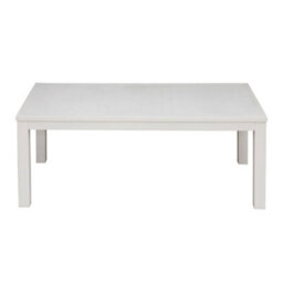 Loops Premium 5 Seater Garden Coffee Table Set - White Aluminium Sofa & Grey Cushions - thumbnail 9