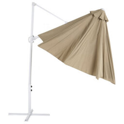 Beliani Cantilever Parasol 295 Cm Savona Ii Taupe - thumbnail 6