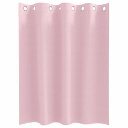 Berkfield Curtains With Curtains 2 Pcs Baby Pink 140 X 140 Cm Polyester - thumbnail 3