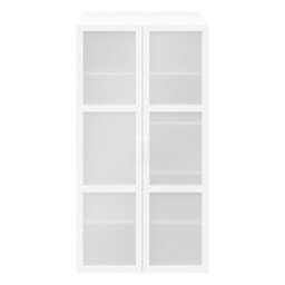 GoodHome Atomia Freestanding White Particle Board Mirrored Wardrobe (H)1875mm (W)1000mm (D)580mm - thumbnail 1