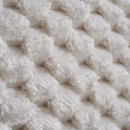Birlea Hatti White Faux Fur And Natural Wooden Bed Frame Double Size - thumbnail 7