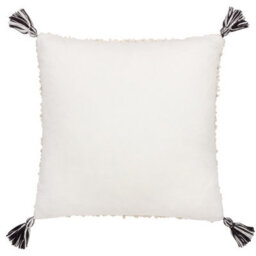 HÖEM Hoem Cambre Boucle Tasselled 100% Cotton Feather Filled Cushion - thumbnail 2