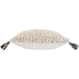 HÖEM Hoem Cambre Boucle Tasselled 100% Cotton Feather Filled Cushion - thumbnail 3