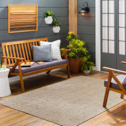 Livabliss Eagean-Global Brown Beige Cream In- & Outdoor Rug 160 X 230 Cm Easy Care, Non Shedding - thumbnail 2