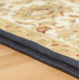 Persian Bordered Easy To Clean Blue Floral Traditional Rug For Dining Room-80Cm X 140Cm - thumbnail 3