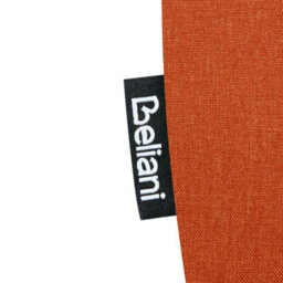 Wyld And Coco Signature Set Of 2 Orange Fabric Bar Stools With Arms And Quilted Backrest, Black Metal Legs - thumbnail 7