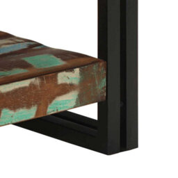 Berkfield Coffee Table Multicolour 50X50X38 Cm Solid Wood Reclaimed - thumbnail 8