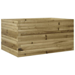 Berkfield Rustic Garden Planter 90X60X45.5 Cm Impregnated Wood Pine - thumbnail 7
