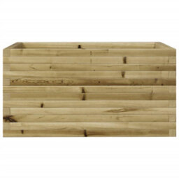 Berkfield Rustic Garden Planter 90X60X45.5 Cm Impregnated Wood Pine - thumbnail 5