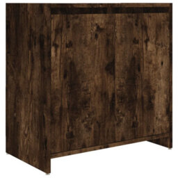 Berkfield Bathroom Cabinet Smoked Oak 60X33X61 Cm Engineered Wood - thumbnail 2