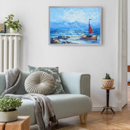 "AK Frames 32X24"" Classic Silver Modern Picture Frame - Poster Frame For Photos, Prints And Wall Art - Elegant Home Decor" - thumbnail 5