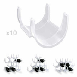 Balvi Stackable Wine Rack Basics Contains 10 Frosted Bottle Holders - thumbnail 2