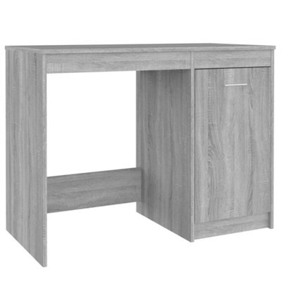 Berkfield Modern Desk Grey Sonoma 100X50X76 Cm Engineered Wood
