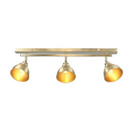 Anson Lighting Carlita 3Lt Spot Light  Antique Brass Plate
