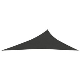 Berkfield Sunshade Sail 160 G/m2 Anthracite 3X4X5 M Hdpe - thumbnail 2