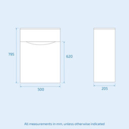 Nes Home Matte Grey 1000mm Freestanding Basin Wc Vanity Unit & Btw Toilet - thumbnail 7