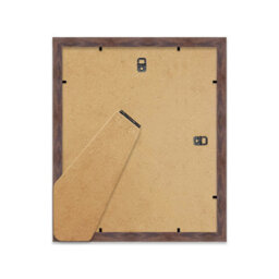 "12X10"" Walnut Frame With Mount For 9X7"" Pictures 20mm Thin Edge Portrait And Landscape Display With Wall Hooks And Kickstand" - thumbnail 3